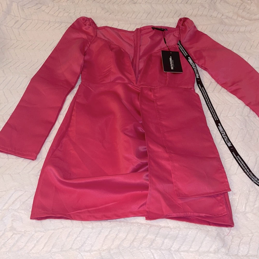 Hot pink party dress